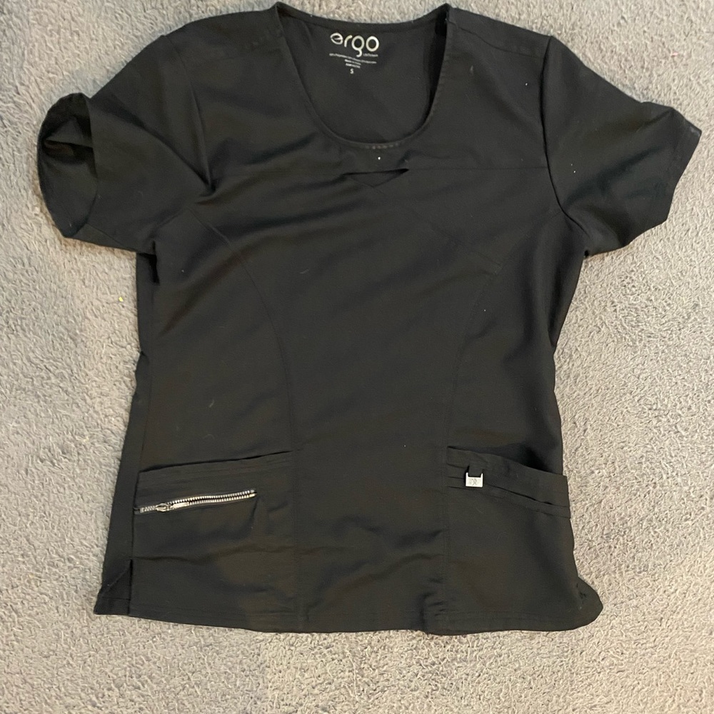 Black scrub top​